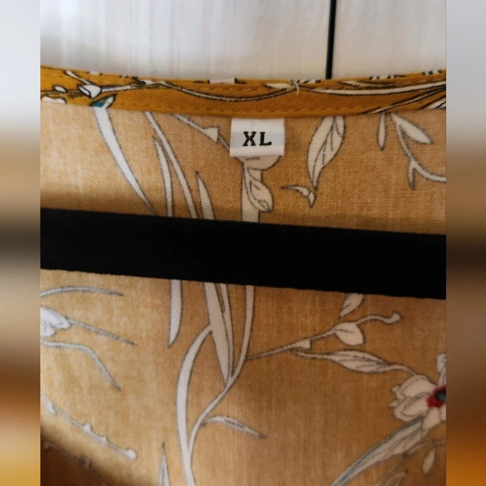 XL Floral Midi Dress - fall autumn Boho Vibes! 🌼 - Picture 5 of 7